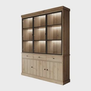 Meubella - Buffetkast Vince 2 - Eiken - 182 cm