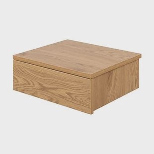 Lisomme Bram Zwevend Houten Nachtkastje met Lade - Bruin