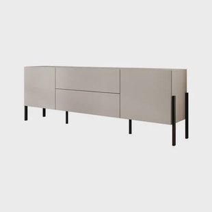 Meubella TV-Meubel Jordy - Beige - 204 cm - Met lades Meubella TV-Meubel Jordy - Beige - 204 cm - Met lades