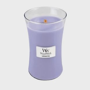 Woodwick Large Candle Lavender Spa