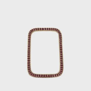 Sissy-Boy Bordeauxrode scalloped enamel fotolijst