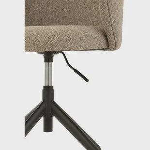 J-Line stoel Turn|Up|Down - linnen - donkerbruin|beige J-Line stoel Turn|Up|Down - linnen - donkerbruin|beige
