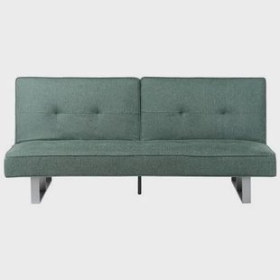 Beliani - DUBLIN - Slaapbank 3-zits - Donkergroen - Polyester