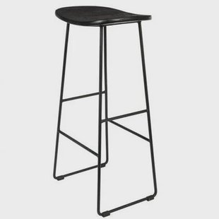 Puur - Trondheim barkruk 76 cm zwart