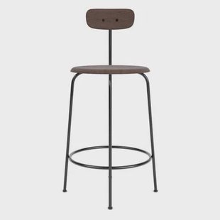 Audo Copenhagen Afteroom Counter barkruk H92 donker eiken Audo Copenhagen Afteroom Counter barkruk H92 donker eiken