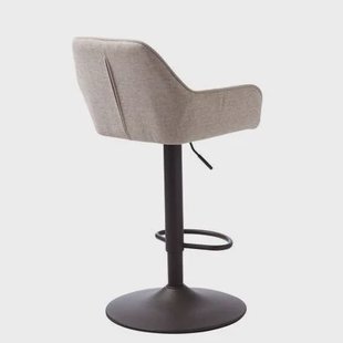 Nordic Home Lanny barstoel geblokt - zand