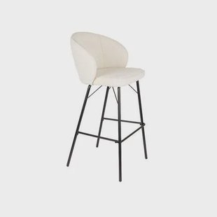 Puur Cecile barkruk - wit