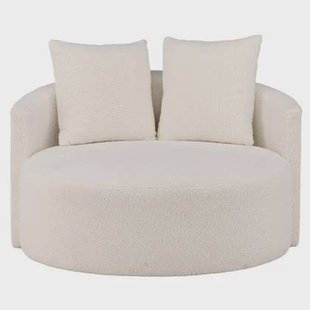 Rebellenclub Vaian Loungefauteuil XL - Wit