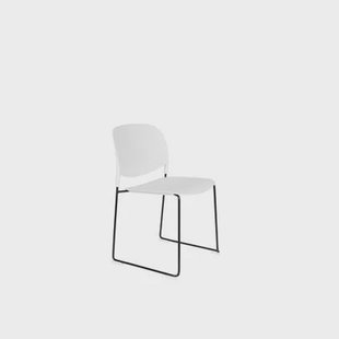 Housecraft Stacks Eetkamerstoelen Wit - Set van 4 Housecraft Stacks Eetkamerstoelen Wit - Set van 4