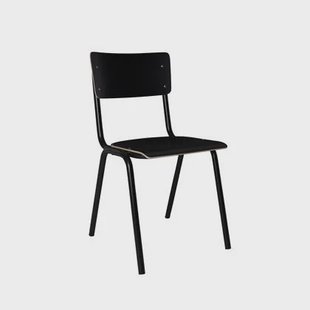 Zuiver Back To School HPL Eetkamerstoelen Zwart - Set van 4 Zuiver Back To School HPL Eetkamerstoelen Zwart - Set van 4