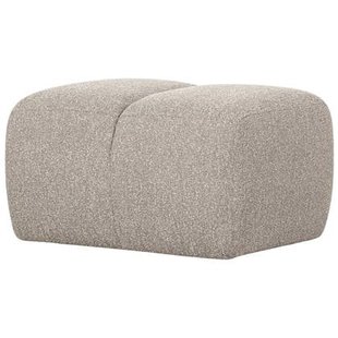 WOOOD Mojo Poef - Bouclé - Beige Melange - 80x60x45