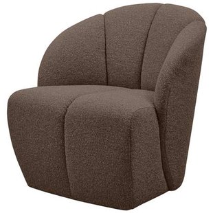 WOOOD Mojo Draaifauteuil - Bouclé - Bruin Melange - 75x68x77