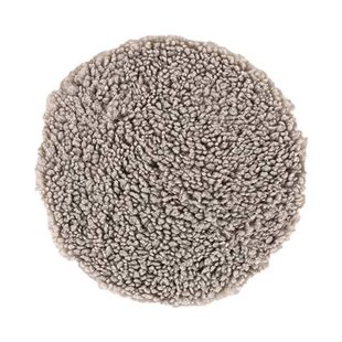 Nest living Malia Rond Vachtje Teddystof Lichtgrijs