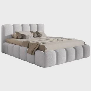 NADUVI Collection Bedframe Chloe II bouclé met opbergruimte 180 x 200