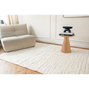 Interieur05 Scandinavisch vloerkleed Bjorn creme|wit - 140 x 200 cm