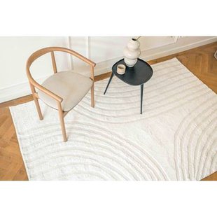 Interieur05 Scandinavisch vloerkleed Vidar creme|wit - 240 x 330 cm