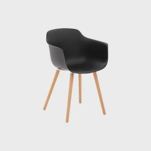 Goossens Eetkamerstoel Tomarleuning - Gerecycled materiaal met Goossens Eetkamerstoel Tomarleuning - Gerecycled materiaal met