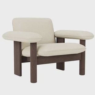 Audo Copenhagen Brasilia Low Back fauteuil donker eiken Baru 0200