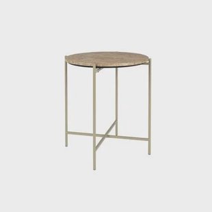 Housecraft Living Tooz bijzettafel Rond 45 cm Marmer Beige