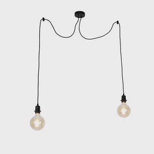 QAZQA Smart hanglamp zwart incl. 2 Wifi G125 - Cava QAZQA Smart hanglamp zwart incl. 2 Wifi G125 - Cava