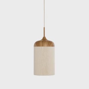 Light & Living Hanglamp Dania - Naturel|Crème - Ø16cm