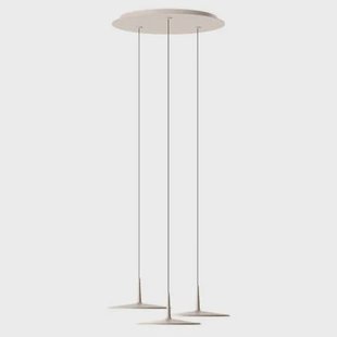 Vibia Skan 0280 cluster hanglamp LED Ø57 Beige M1 Vibia Skan 0280 cluster hanglamp LED Ø57 Beige M1