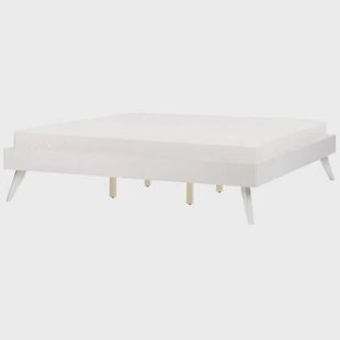Beliani - BERRIC - Tweepersoonsbed - Wit - 180 x 200 cm - MDF