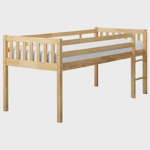 Beliani - PEIPIN - Kinderbed - Lichtbruin - 90 x 200 cm - Hout