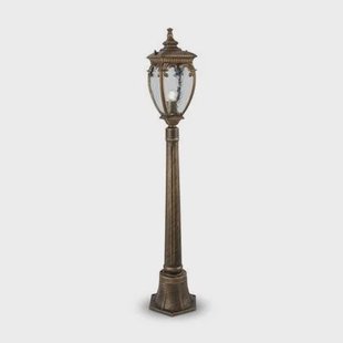 Maytoni Outdoor - Landschapsverlichting Fleur - Zwart met goud - Ø15