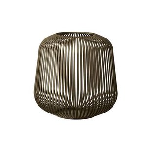 Lito Lantaarn Burned Metal Medium | Bruin | Staal