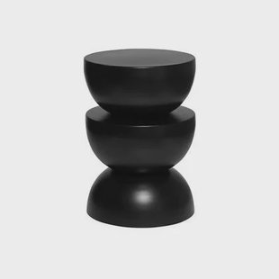 sweeek - Bijzettafel, einde van de bank, metalen nachttafel Ø32 x