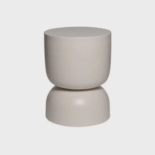 sweeek - Bijzettafel, metalen nachtkastje Ø32 x H42cm