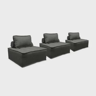 sweeek - Modulaire fauteuil in stof (x3)