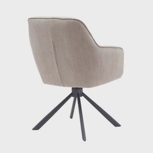 Giga Living - Eetkamerstoel Beige Stof - Select Avola - Set van 2