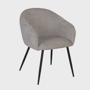 Giga Meubel - Eetkamerstoel Beige Stof - Meau - Set van 2