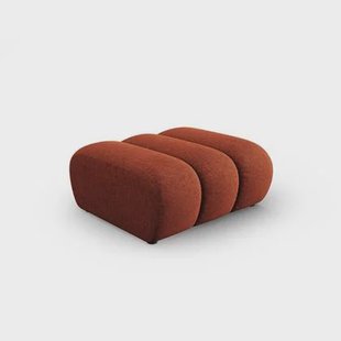 Micadoni Lupine Hocker - Chenille - Koraal