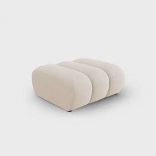 Micadoni Lupine Hocker - Chenille - Lichtbeige