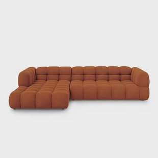 Cosmopolitan Design 4-zits hoekbank Sky links velvet