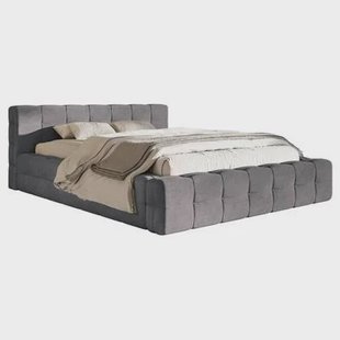 Selsey Design Tilly bedframe velvet met opbergvak 140 x 200 cm
