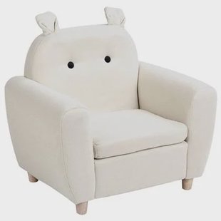 Beliani - MARIBO - Kinderfauteuil - Beige - Linnen Beliani - MARIBO - Kinderfauteuil - Beige - Linnen