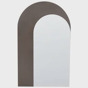 Beliani - PIGNY - Wandspiegel - Bruin - Glas