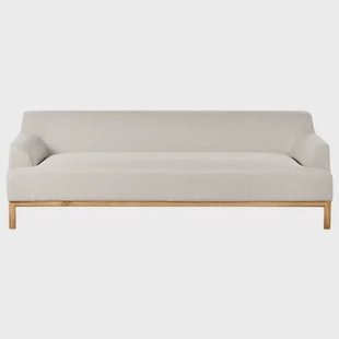 Beliani - SOSJO - Driezitsbank - Lichtbeige - Polyester