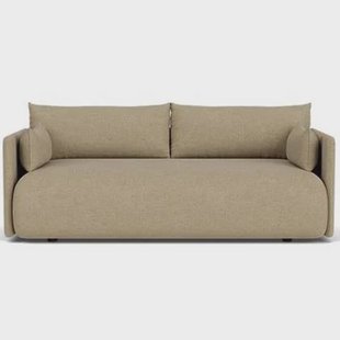 Offset 2-zits bank Bouclé Beige