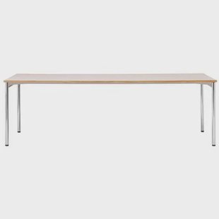 Audo Copenhagen Co eettafel 240x100 chroom|crème