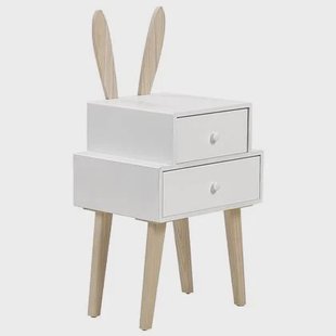 Beliani - BANKS - Nachtkastje - Licht hout - MDF