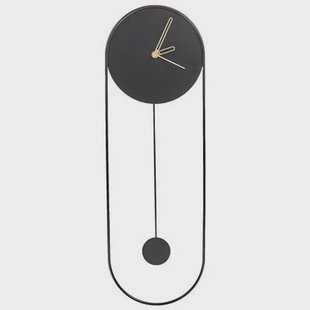 Beliani - SALVAN - Wandklok - Zwart - Staal