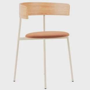 FÉST Friday stoel met armleuning sand|natural Royal Magnolia