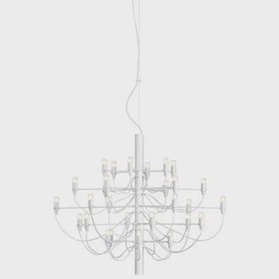 2097|30 by Gino Sarfatti kroonluchter opaal wit