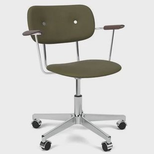 Audo Copenhagen Co Task bureaustoel Sierra 0441 donker eiken|aluminium