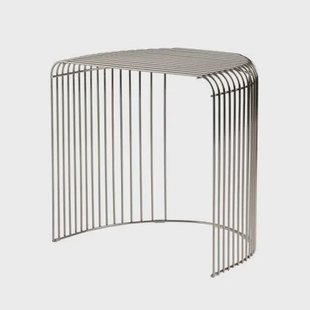 AYTM Curva bijzettafel zilver AYTM Curva bijzettafel zilver